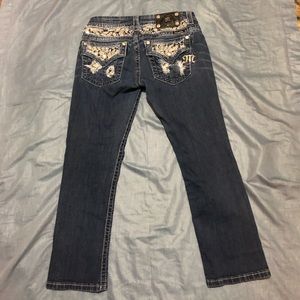 Miss me jeans miss me jeans awesome look field design size 29 cropped